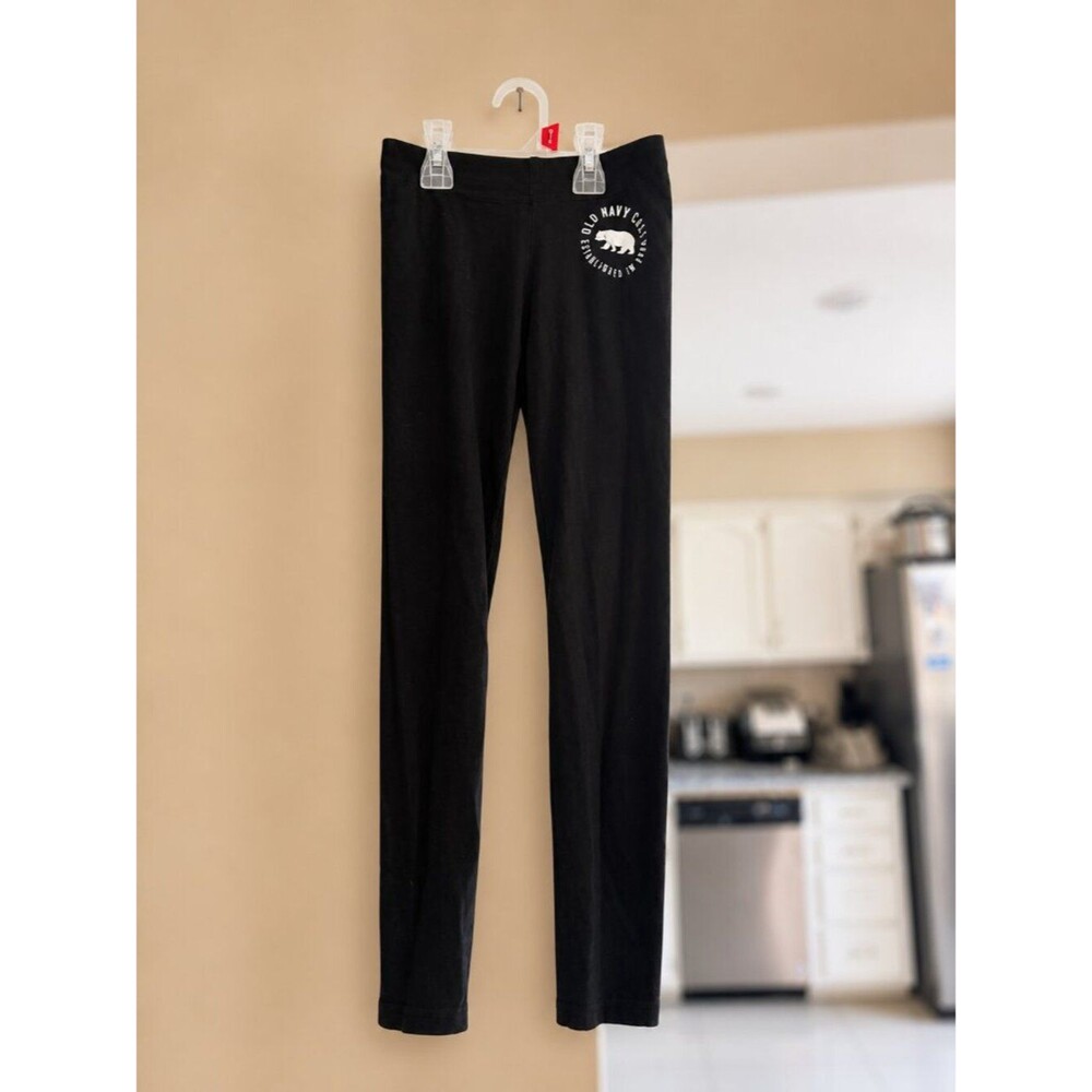 #157 - Old Navy Girls Black Active Leggings Size Medium